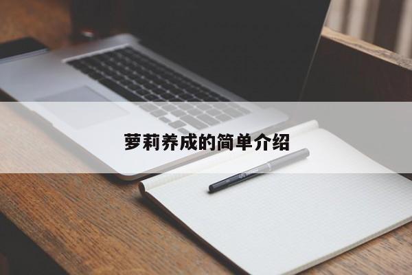 萝莉养成的简单介绍